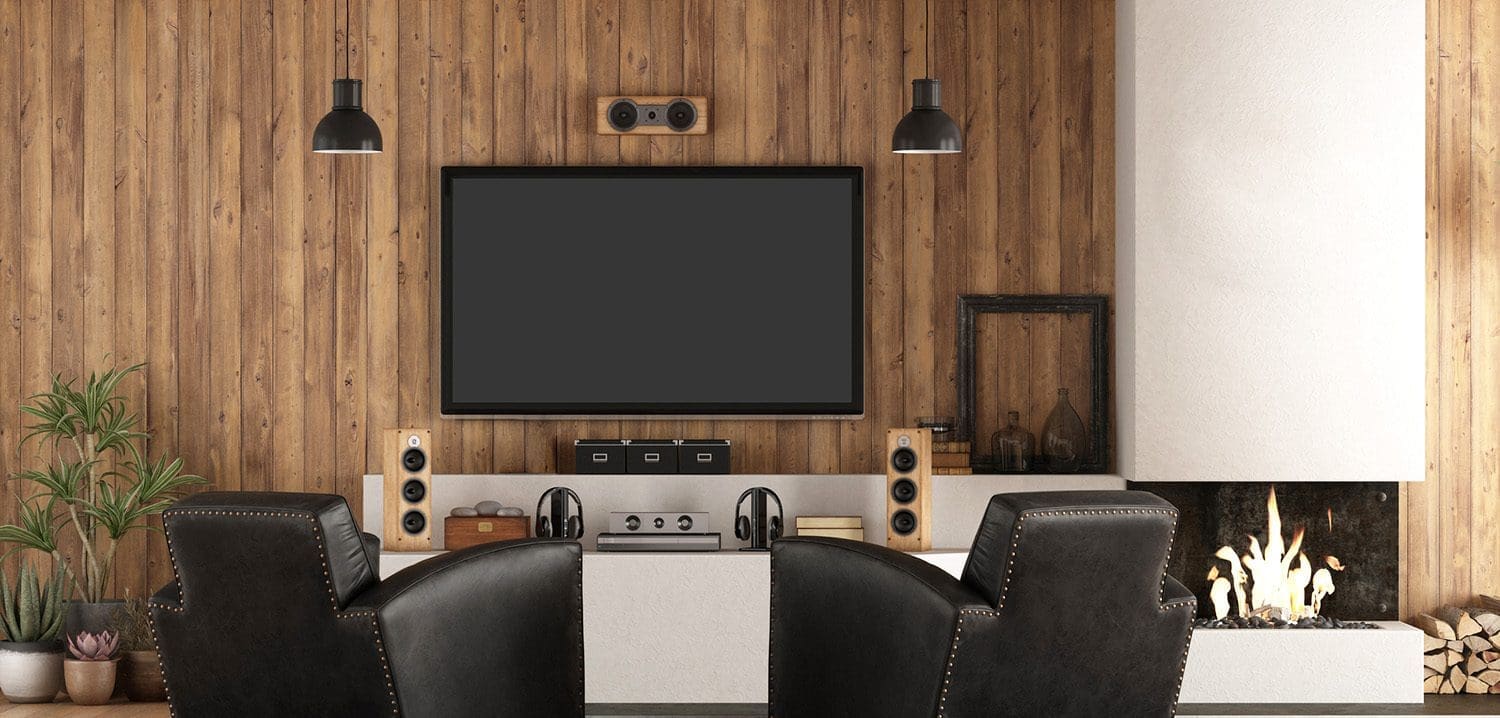 TV högtalare elinstallation
