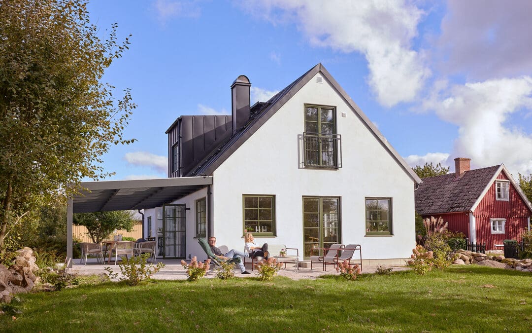 Vi ville ha ett lättskött och underhållsfritt 1,5 plans hus